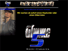 Tablet Screenshot of gimme5.de